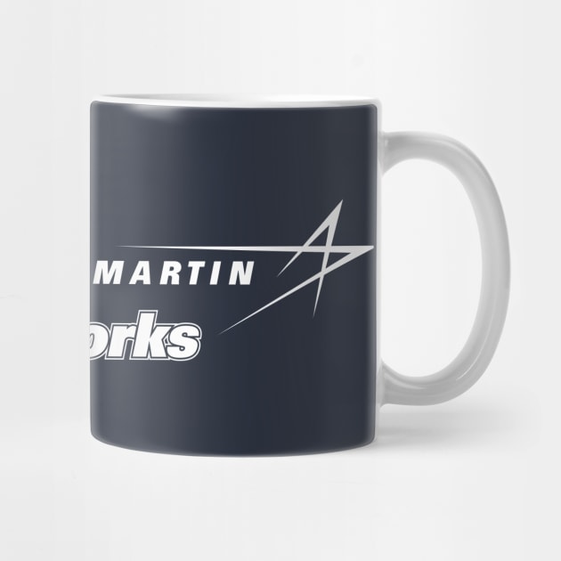 Lockheed Martin Skunk Works Logo (white) by GraphicGibbon